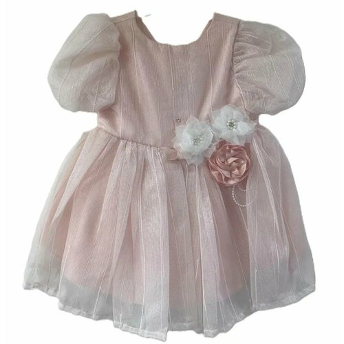 Платье Wecan, размер 110, белый, розовый