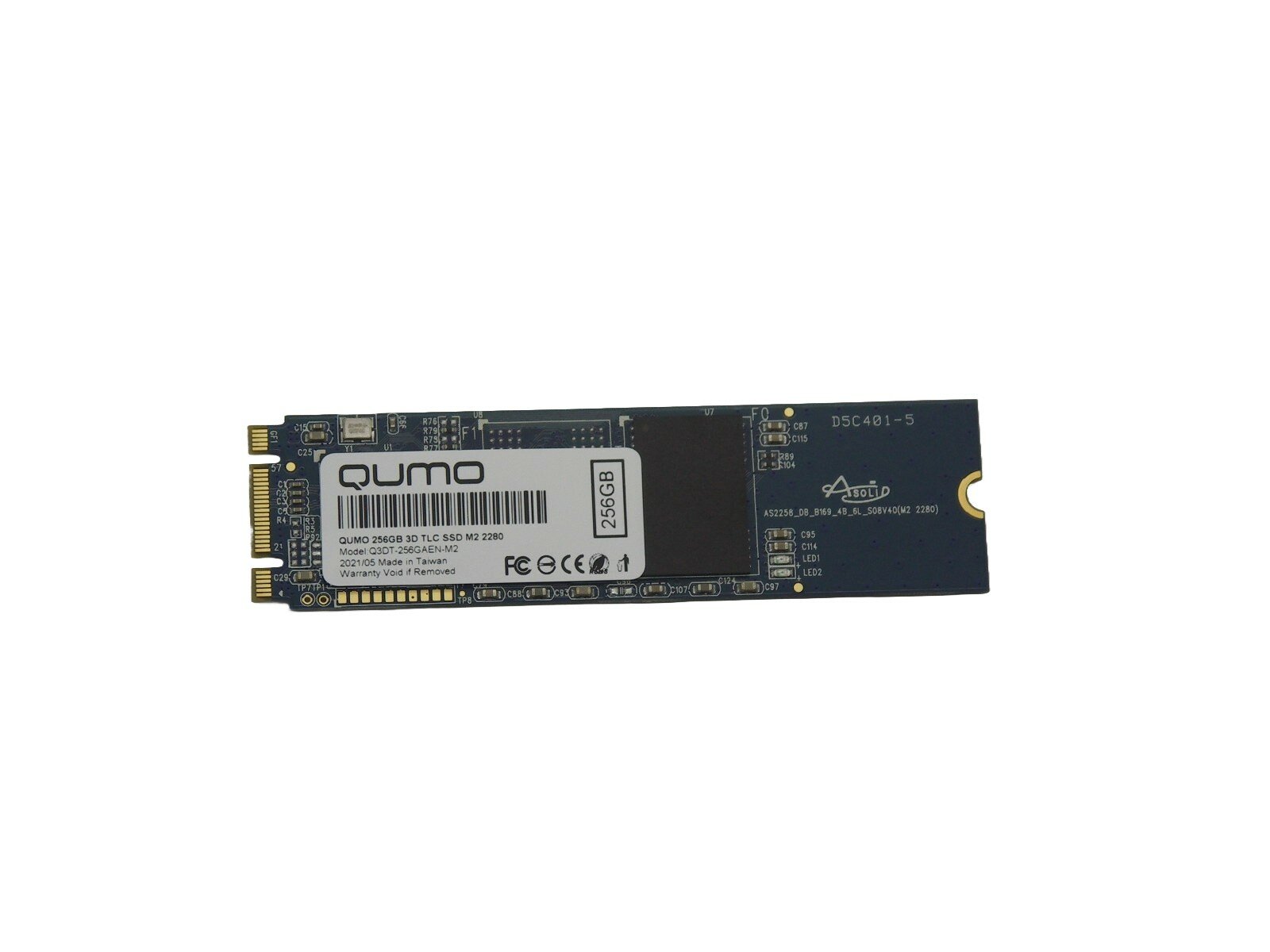 Накопитель SSD M.2 2280 256Gb QUMO Novation 3D Q3DT-256GAEN-M2 SATA (OEM)