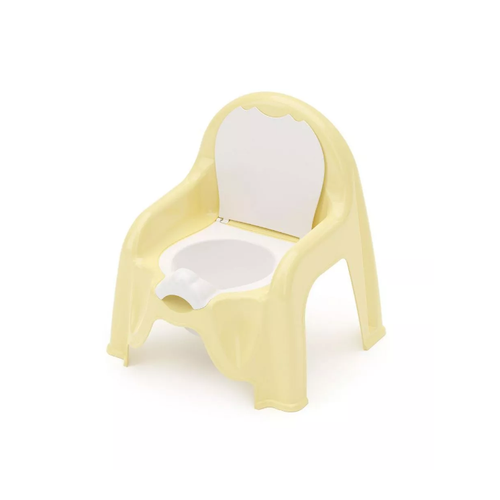 Горшок-стульчик детский пластиковый, цвет желтый
