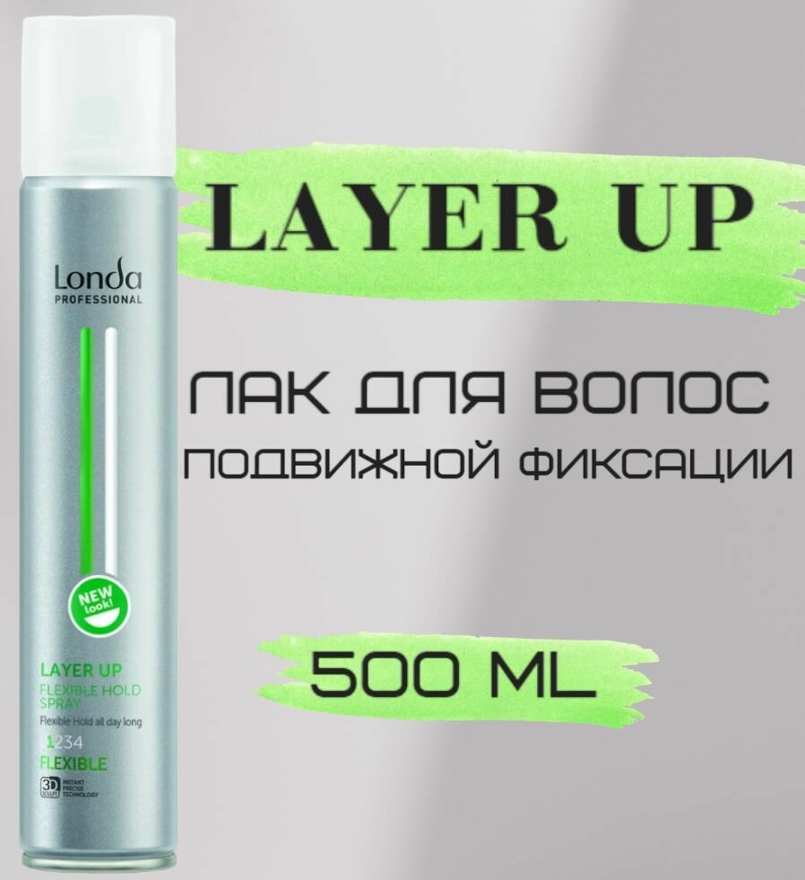 Londa Professional Лак для волос подвижной фиксации Layer Up 500 мл (Londa Professional, ) - фото №16