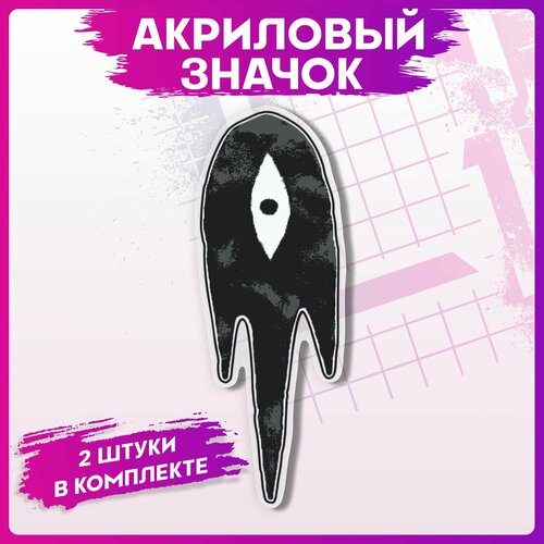 фото Значки на рюкзак набор омори omori 1-я наклейка
