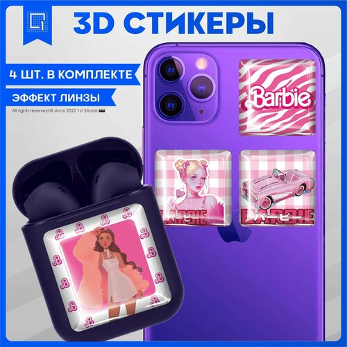 3D Наклейки на телефон Barbie Барби