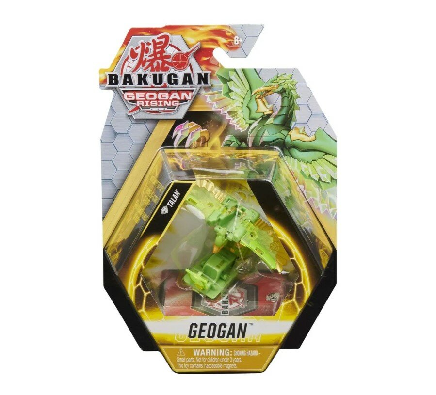 Фигурка-трансформер Bakugan Геоган S3 Talan 6059850/20131253 зелёный