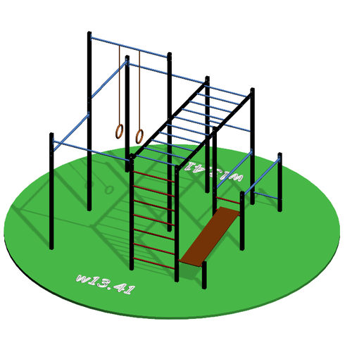 Спортивная площадка Workout W1341 150890₽