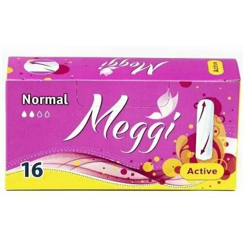 Тампоны гигиенические Meggi Normal-16 16 шт х 2 уп