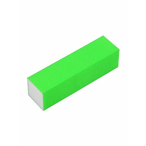 Блок четырехсторонний шлифовальный цветной (11 Зеленый неоновый), Irisk, 4680379081211