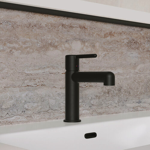 Изображение товара Cмеситель для раковины и умывальника IDDIS Эйгер (Aiger) AIGBL00i01 черный матовый