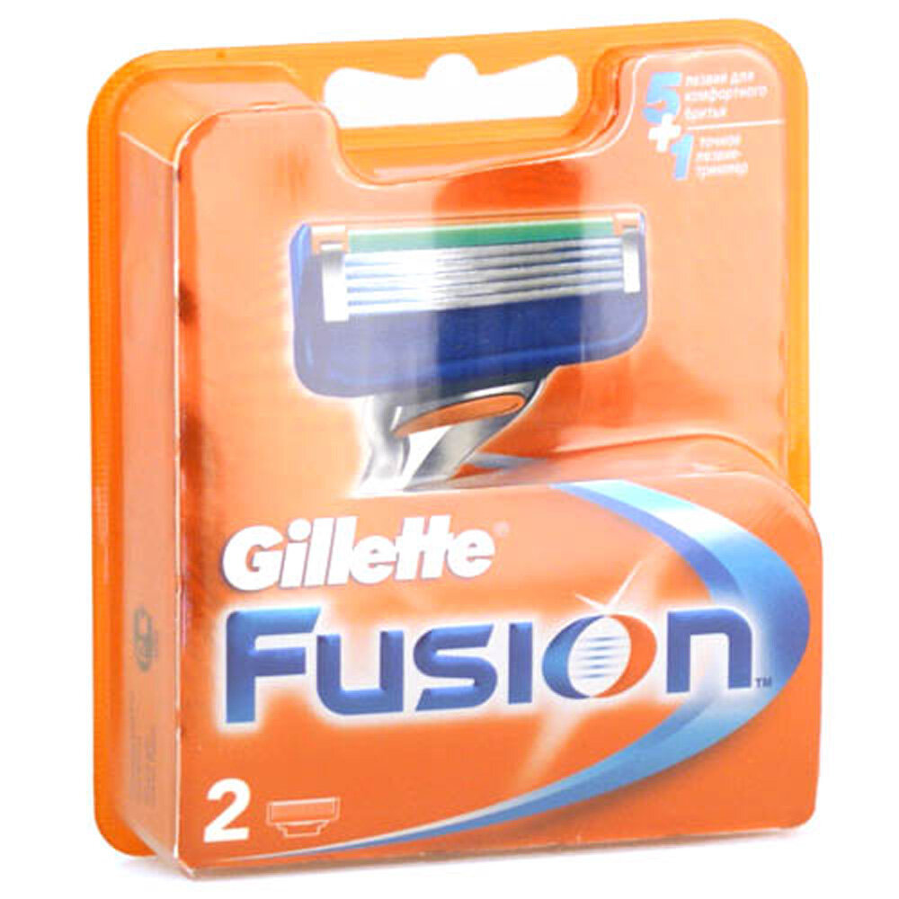 Сменные кассеты Gillette, Fusion5, 2шт.