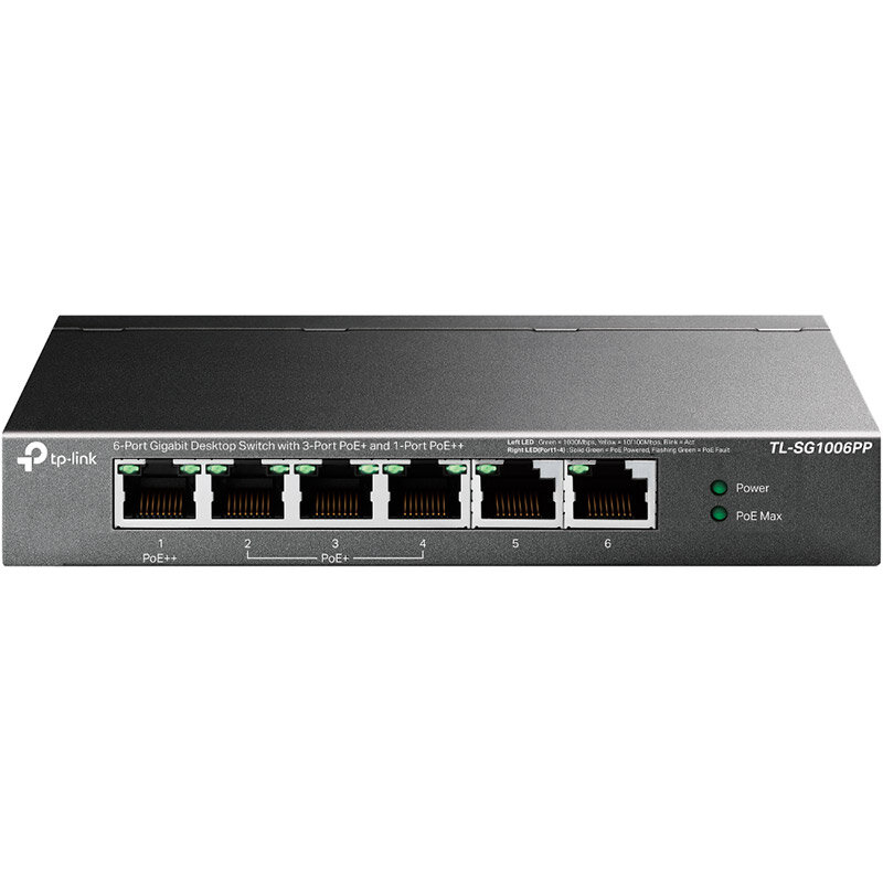 Коммутатор TP-LINK TL-SG1006PP