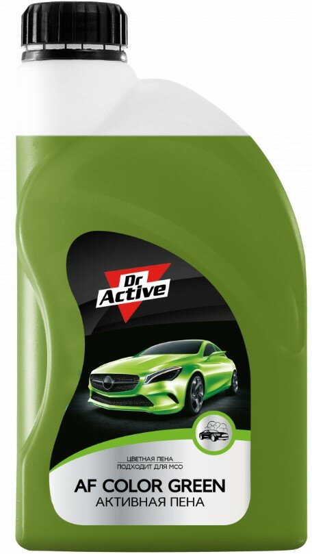 Автошампунь для б/мойки Sintec Dr.Activ Активная пена AF Color Green 1 л SINTEC 802552 | цена за 1 шт