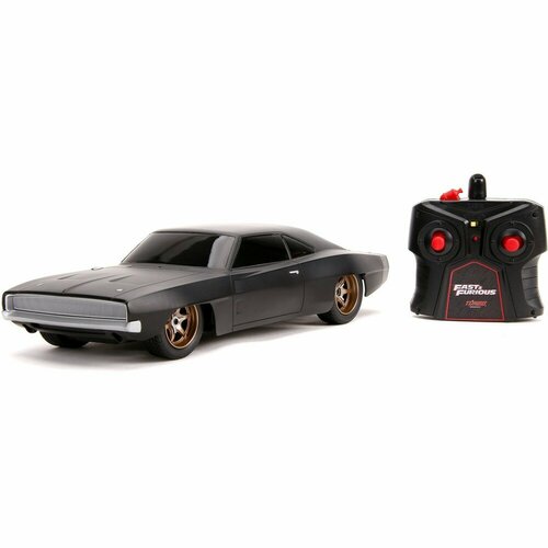 Модель автомобиля Jada Toys Fast & Furious - 1968 Dodge Charger Widebody (R/C) (1:16) 33397 радиоуправляемая машина jada fast