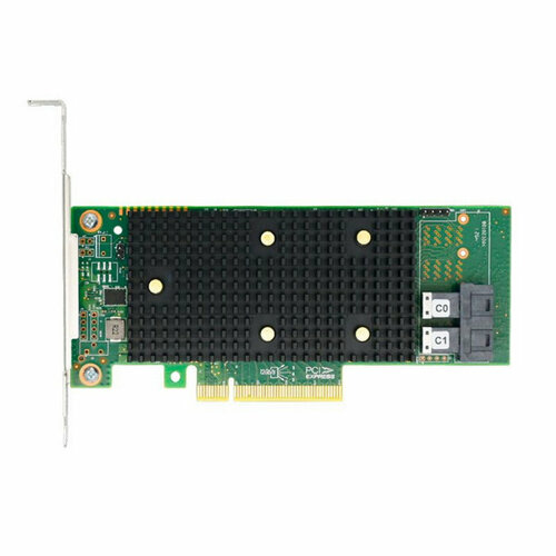 Broadcom 9400-8i SGL (05-50008-01) PCIe 3.1 x8 LP, Tri-Mode SAS/SATA/NVMe 12G HBA, 8port(2*int SFF8643), 3408 IOC 05-50008-01 / 03-50008-34008