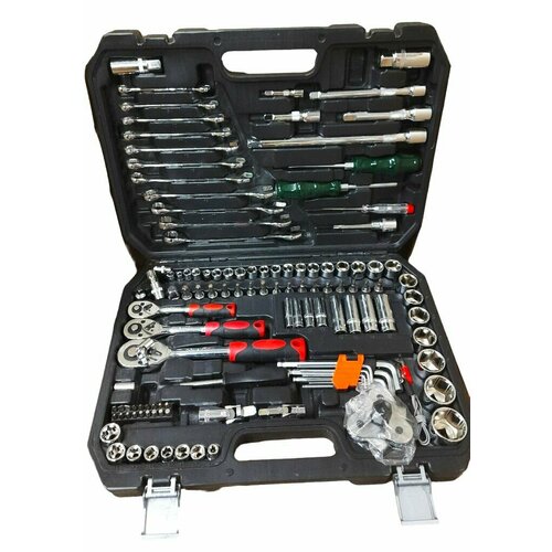 Набор инструментов в защитном кейсе для ремонта автомобиля дачи и дома - 121 деталь 20038₽