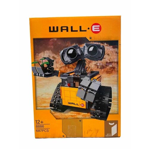 Валли Конструктор робот 687 деталей. креативный конструктор робот валли robot 675004 с пультом управления 739 деталей