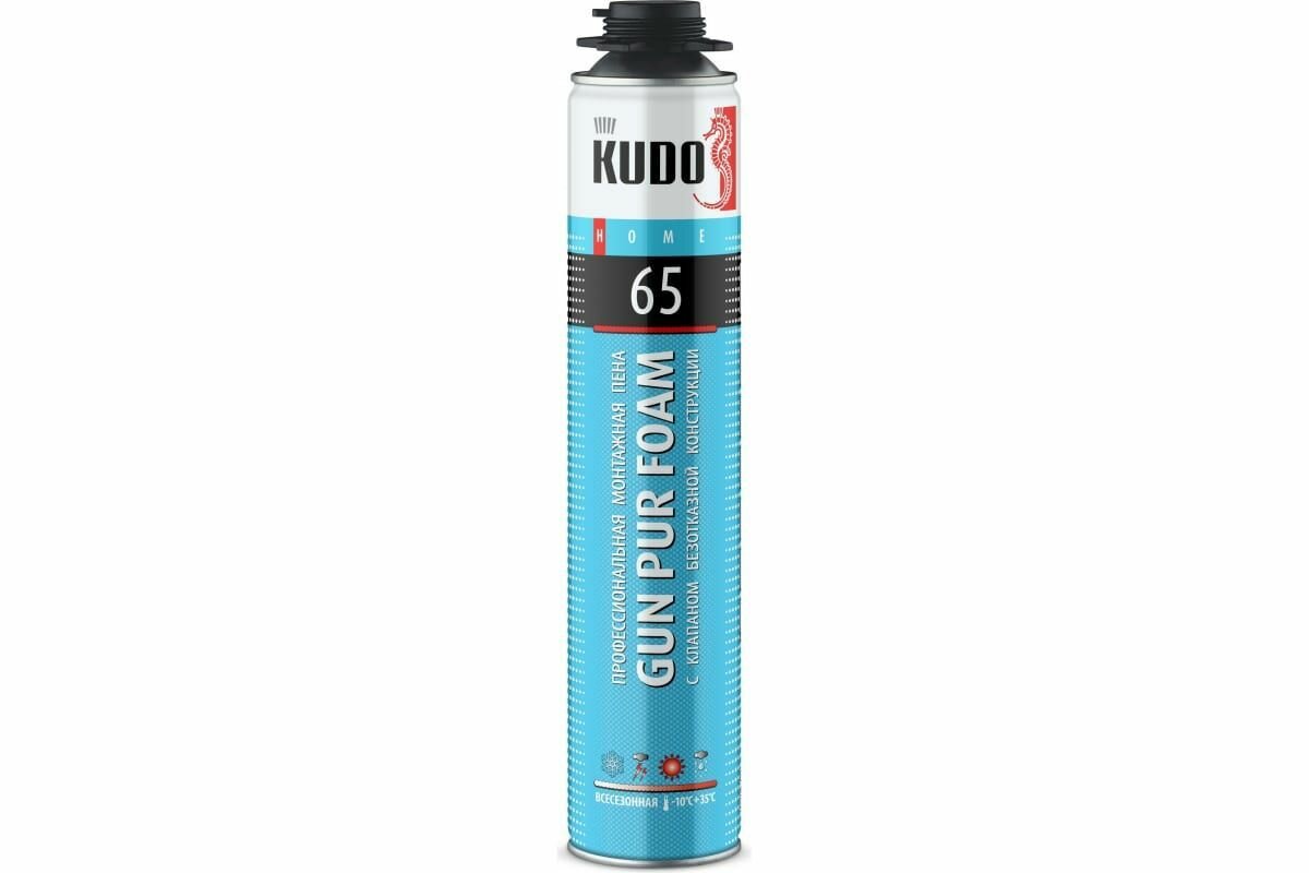 KUDO KUPHP10U65 Пена полиуретановая монтажная профессиональная всесезонная KUDO HOME 65 - фото №3