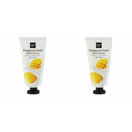 Крем для рук Farmstay, Tropical Fruit Hand Cream Mango, 50 мл, 2 шт