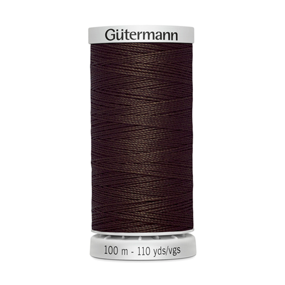 Нить Gutermann Extra Strong 40/100 м суперкрепкая, 100% полиэстер, цвет 696 шоколад