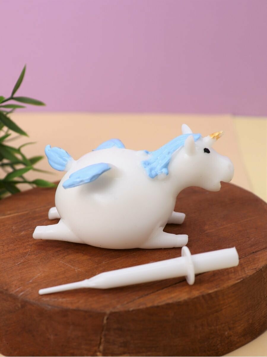 Игрушка антистресс, мялка Unicorn balloon white