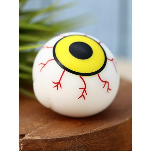 Игрушка антистресс, мялка Squeeze eye yellow