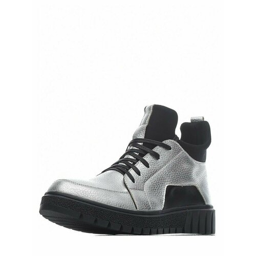 фото Полуботинки allee, размер 39, серебряный