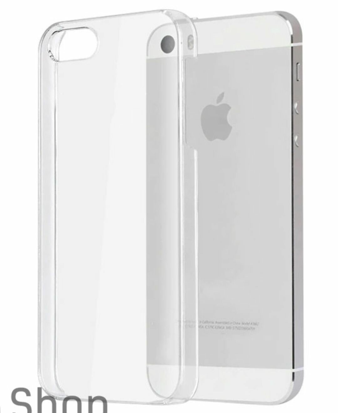 Apple iPhone 5 / 5s / 5se силиконовый прозрачный чехол, эпл айфон 5 5с накладка бампер