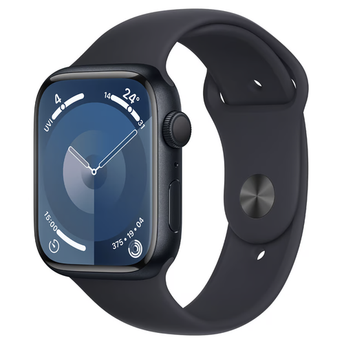 Умные часы Apple Watch Series 9 41mm Midnight Aluminum Case with Midnight Sport Band S/M (MR9L3LL/A)
