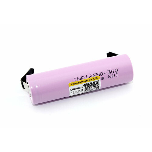 Аккумулятор типа 18650 Li-Ion LiitoKala Lii-30Q-N with connectors 3000mAh, 3.7V аккумулятор типа 18650 li ion liitokala lii 25r n with connectors 2500mah 3 7v