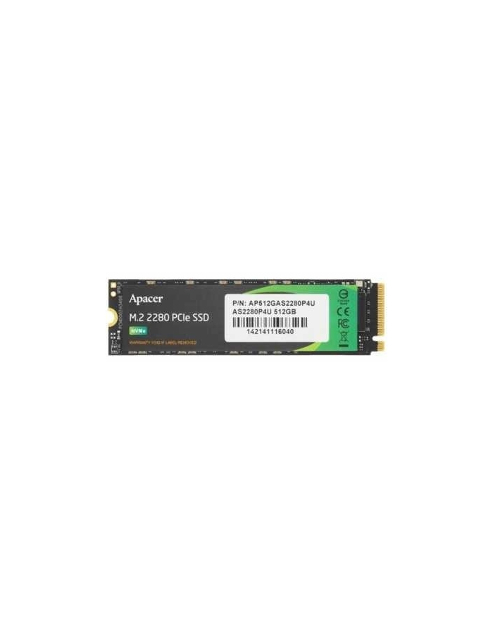 Твердотельный накопитель Apacer SSD AS2280P4U 512Gb M.2 PCIe Gen3x4, R3500/W2300 Mb/s, MTBF 1.8M, 3D NAND, NVMe, Retail (AP512GAS2280P4U-1) (AP512GAS2280P4U-1) - фото №14