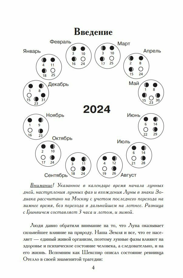 Большой лунный календарь на 2024 год: все о каждом лунном дне - фото №4