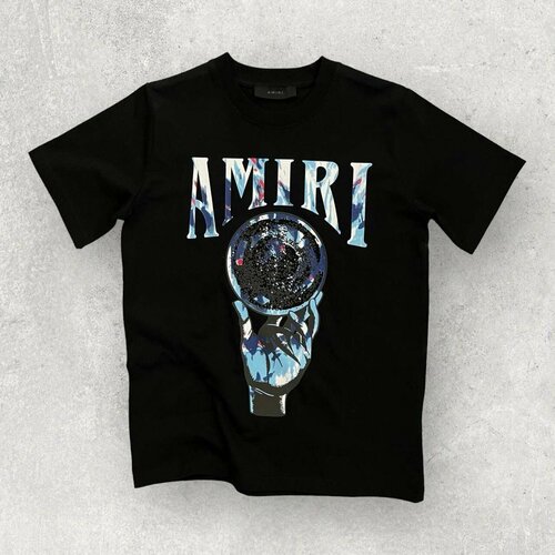 Футболка Amiri, размер M, черный