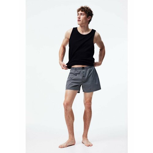 фото Трусы h&m, 3 шт., размер l, черный, серый