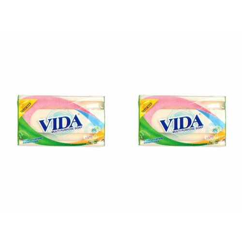 Vida Мыло туалетное многоцелевое Multi purpose 250 гр 2 шт 544₽