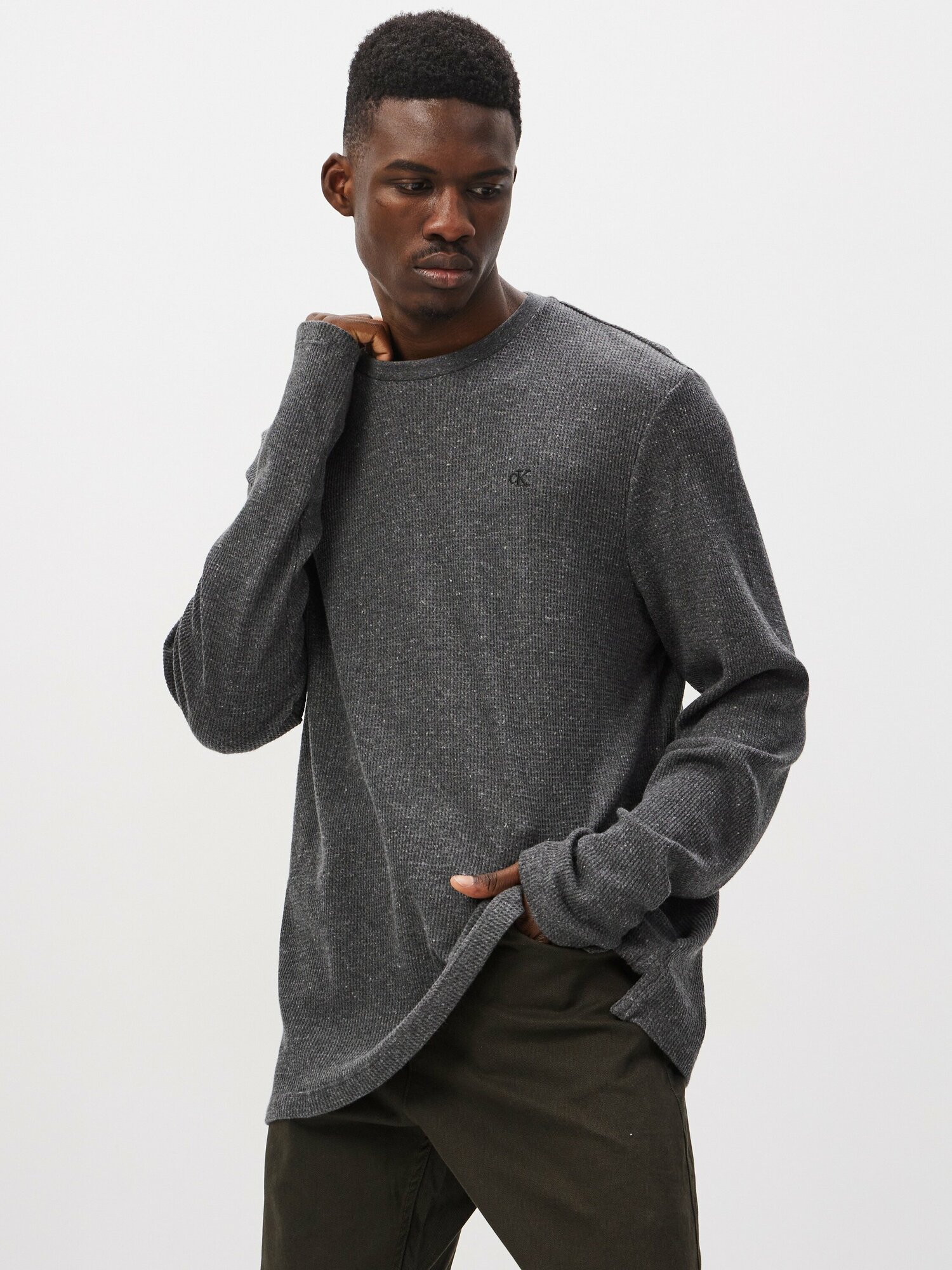 Свитшот CALVIN KLEIN серый 