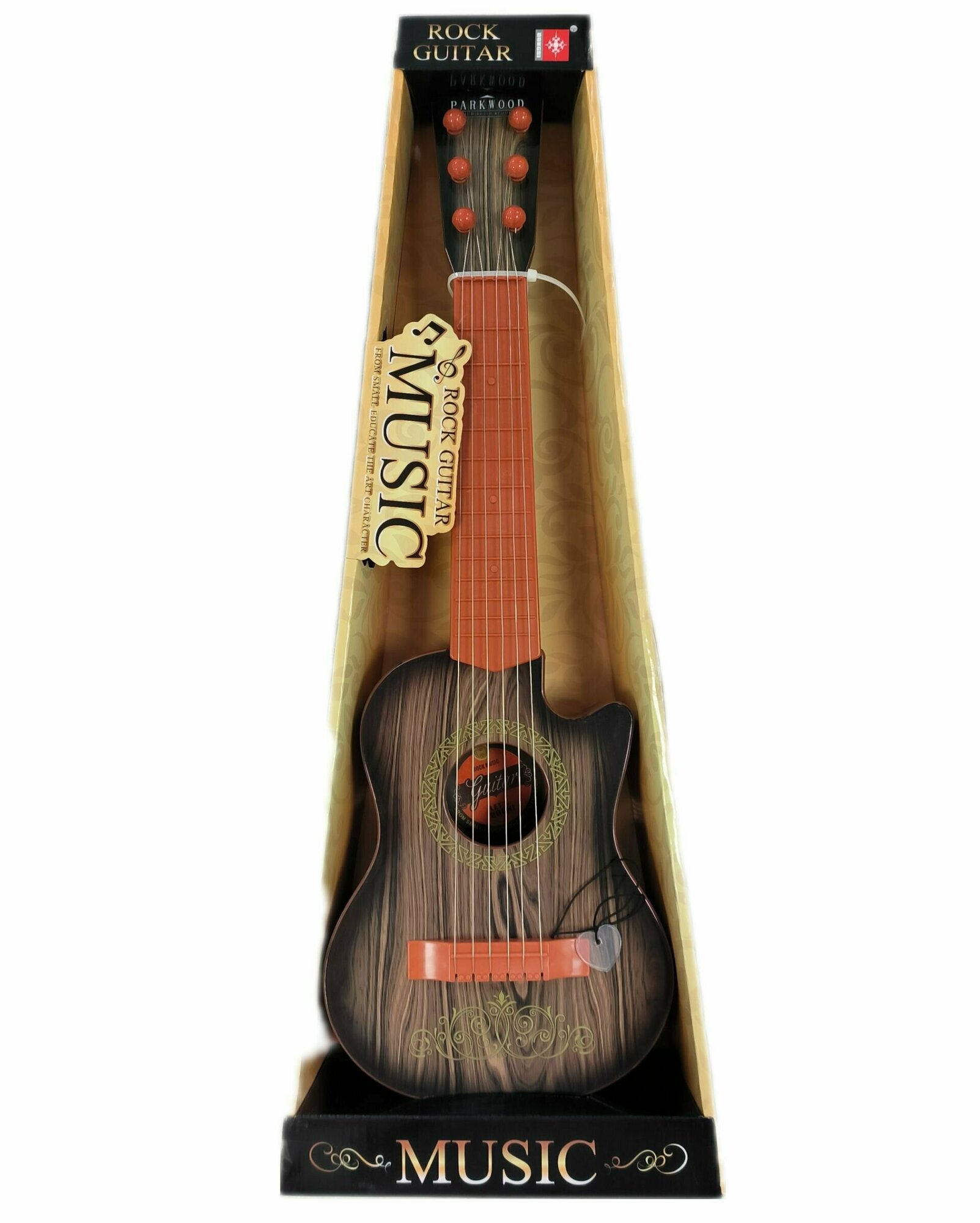 Гитара детская акустическая /Игрушечный музыкальный инструмент детский 55 см 6 струн