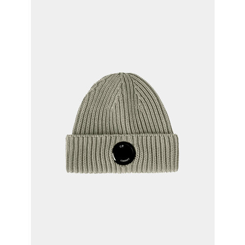 фото Шапка c.p. company extra fine merino wool, размер onesize, зеленый