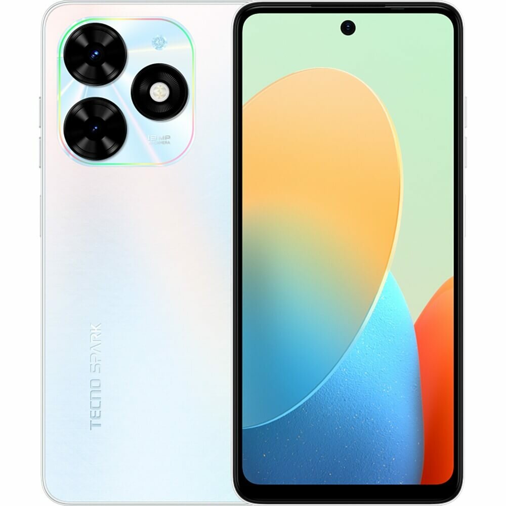 Смартфон Tecno Spark Go 2024 128 ГБ белый