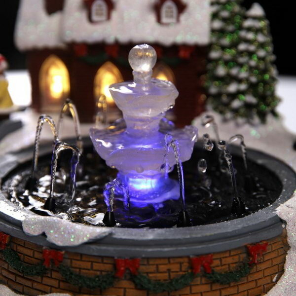 Светодиодная фигура "Новогодний фонтан" 23 x 18 x 13 см, полистоун, батарейки ААх3