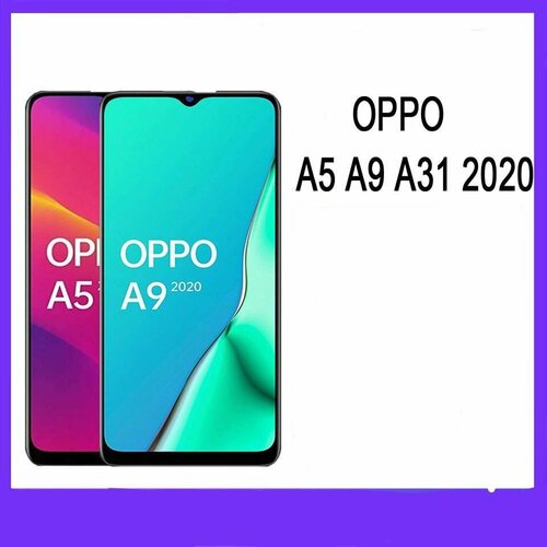 Дисплей для OPPO A5 2020 / A9 2020 / A31 / Realme 6i / C3 (RMX2020) (в сборе с тачскрином) (черный) thin case for oppo a5 a9 2020 a31 a52 a72 reno3 youth find x2 f11 pro lite phone fall cover shell cute lilo stitch anime