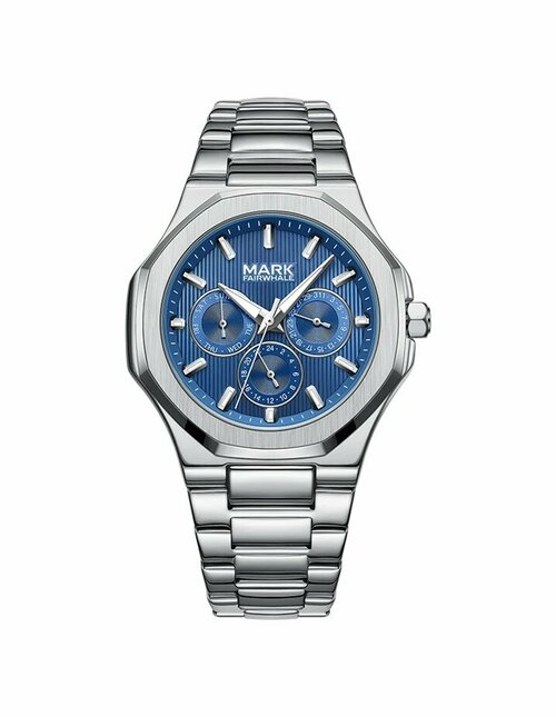 Наручные часы FAIRWHALE FW5890S1BLUE, серебряный, синий