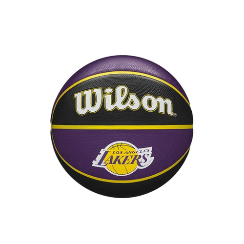 Баскетбольный мяч Wilson NBA Los Angeles Lakers, черно-фиолетовый, размер 7 мяч баскетбольный spalding nba team los angeles lakers р 7 83 510z