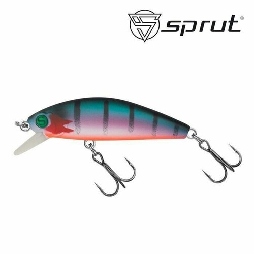 Воблер / Sprut Aki Trout 50S (Sinking/50mm/6,8g/0,5-1,5m/SJPBL)