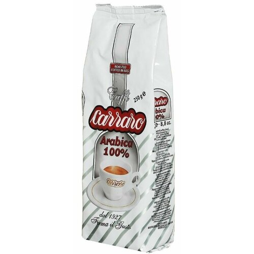Carraro Кофе в зернах Caffe Arabica 100%, 250 гр