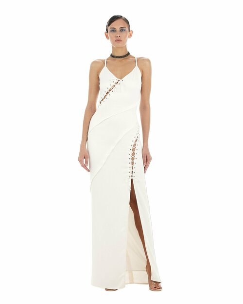 Платье Sorelle, размер XS, белый, бежевый