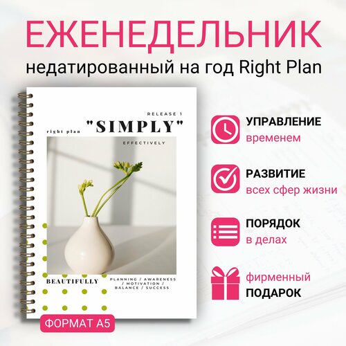 Ежедневник недатированный Right Plan 