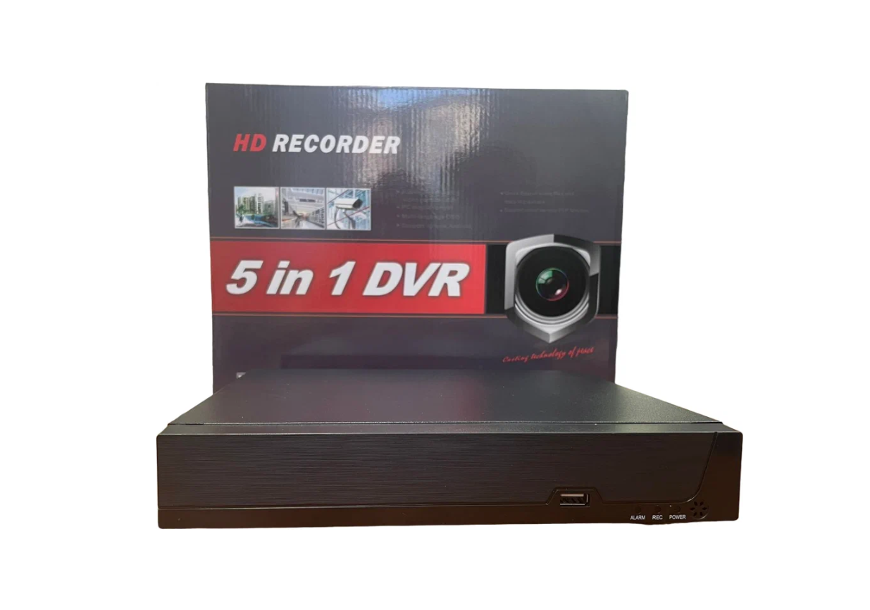 Видеорегистратор 4-канальный AP-Q1-H04B с распознованием H.265 5MP 6 IN 1 DVR