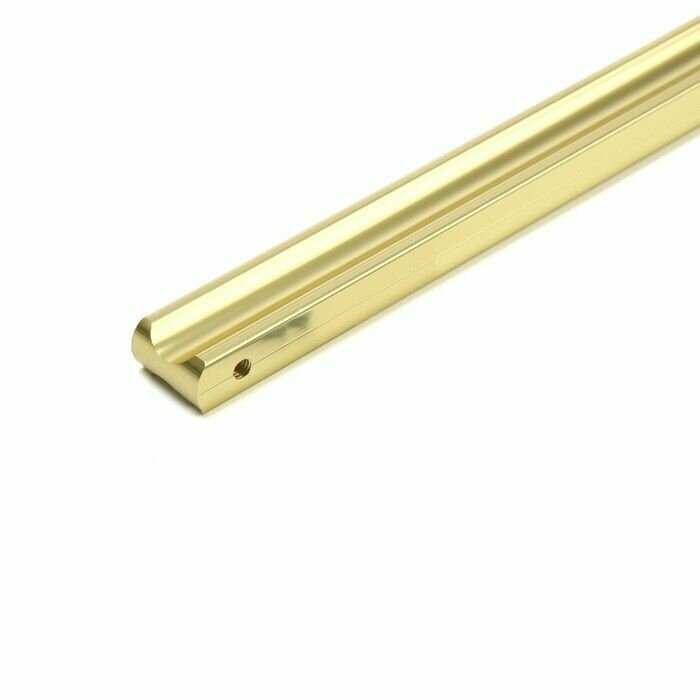 Ручка скоба CAPPIO RSC103, алюминий, м/о 480, цвет сатиновое золото - фотография № 4