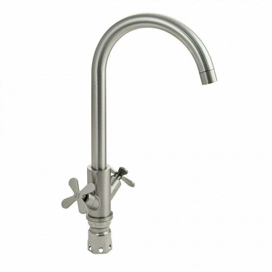 фото BRIMIX 9303, Смеситель на кухню, нержавеющая сталь 304