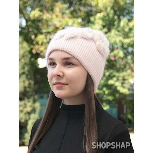 фото Шапка shopshap шапка shopshap йона, размер 56, розовый