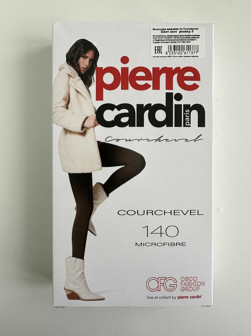 Колготки  Pierre Cardin, 140 den, размер 3, черный