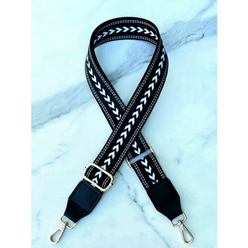 Ремень для сумки текстильный с карабинами сменный ремень